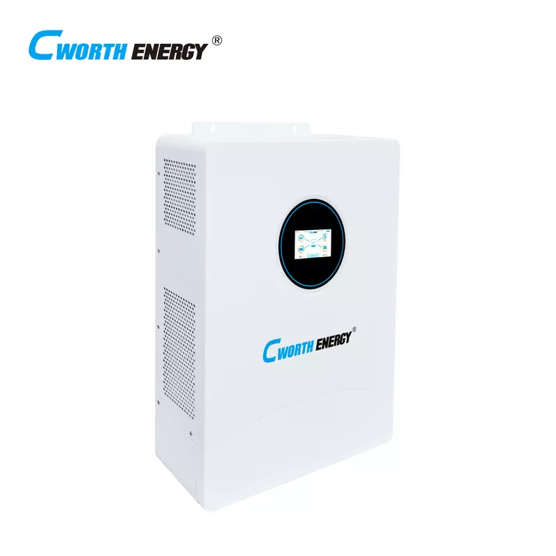 12kVA hybrid solar inverter for sale in Uganda with twin 120A MPPT trackers and 5-year warranty